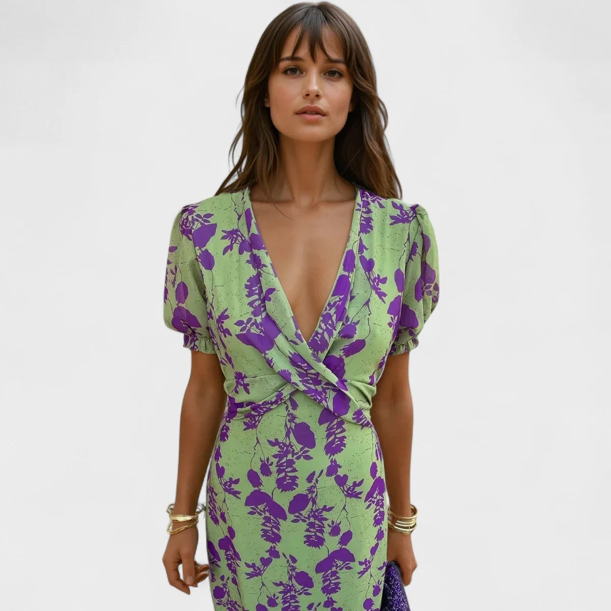 Vestido Wrap Floral