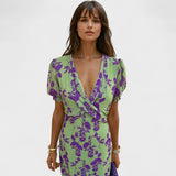Vestido Wrap Floral
