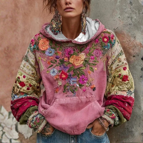 Sudadera Bohemian Patchwork