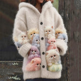 Chaqueta Teddy Gatitos