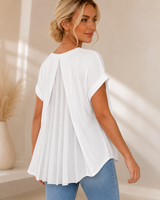 Sofía - Blusa Favorecedora con espalda única