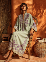 Celestina | Vestido boho bordado