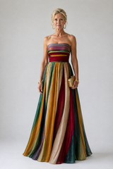 Vera Rome | Vestido sin tirantes de corte en A